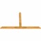 Ekena Millwork Portland Rough Sawn Timber Gable Bracket, Western Red Cedar, 72"W x 42"H x 2"D x 4"F, 14/12 Pitch GBW072X42X0204POR00RWR - alternate 3